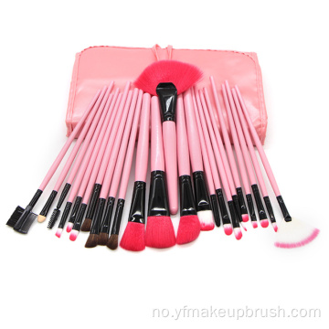 Makeup Brush Set 24 stykker Make-up børster sett